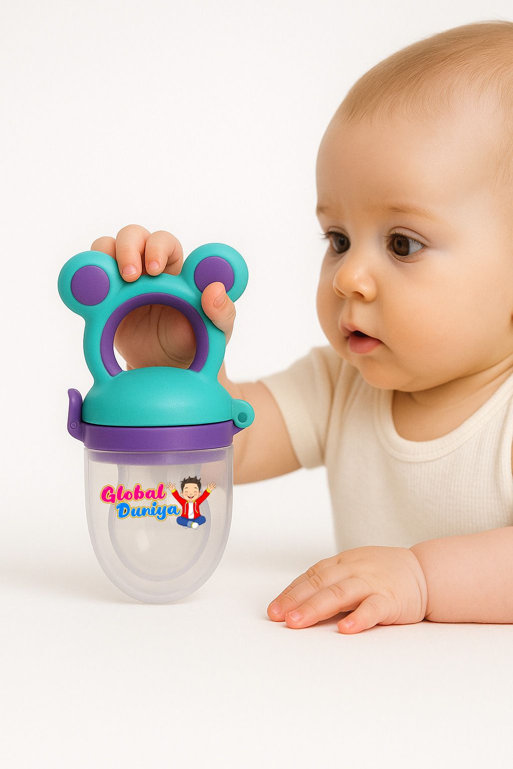 global duniya Feeding Pacifier for Babies - Safe & Easy Baby Food Feeder Teether - BPA Free Feeder-picture-20
