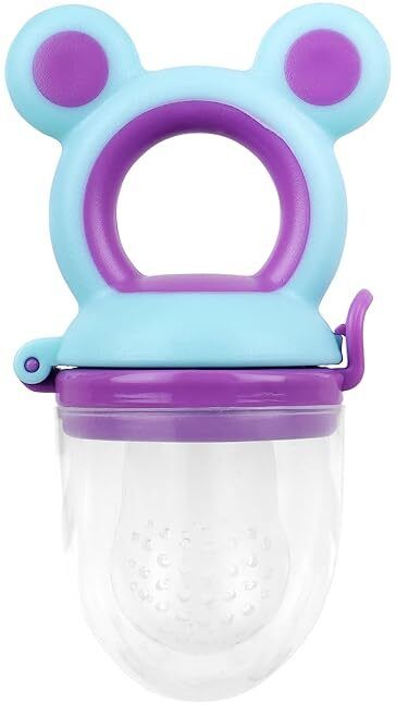 Fruit Feeder Easy to Hold and Nibbler with Protective Cap BPA Free (Pack of 1) Soother-image-6
