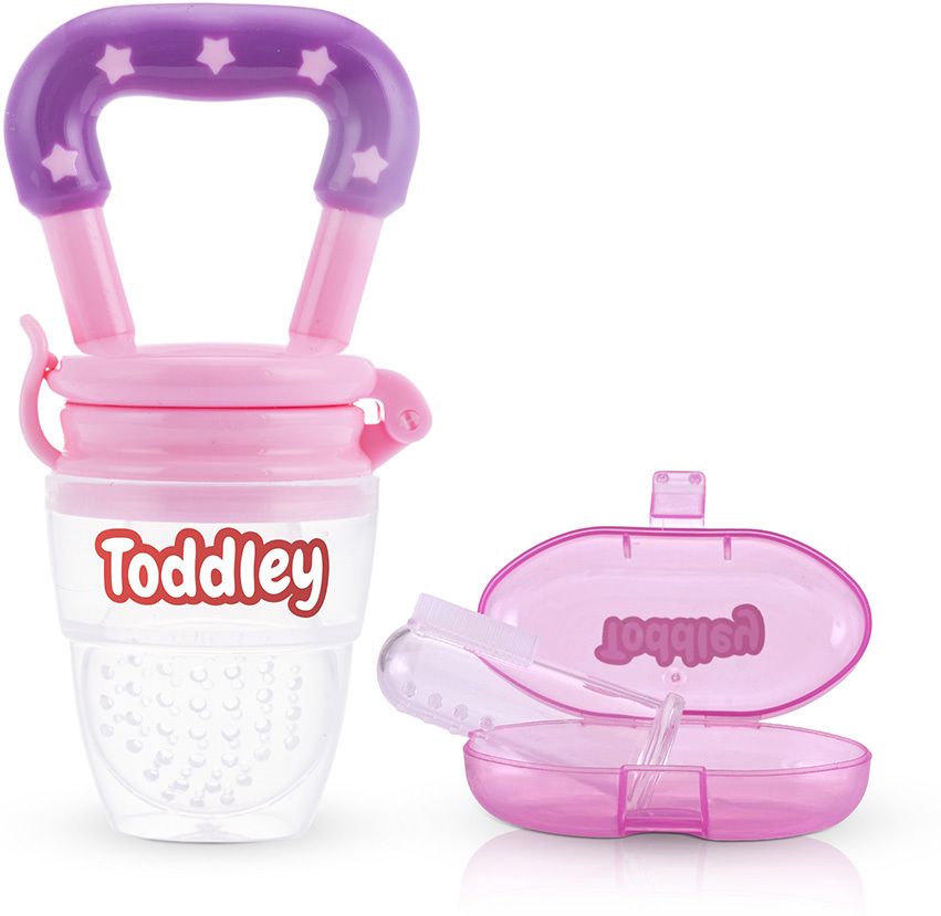 toddley 2 in 1 Baby Combo Set - Food Nibbler & Finger Brush Tongue Cleaner (Pack Of 2) Soother-picture-43