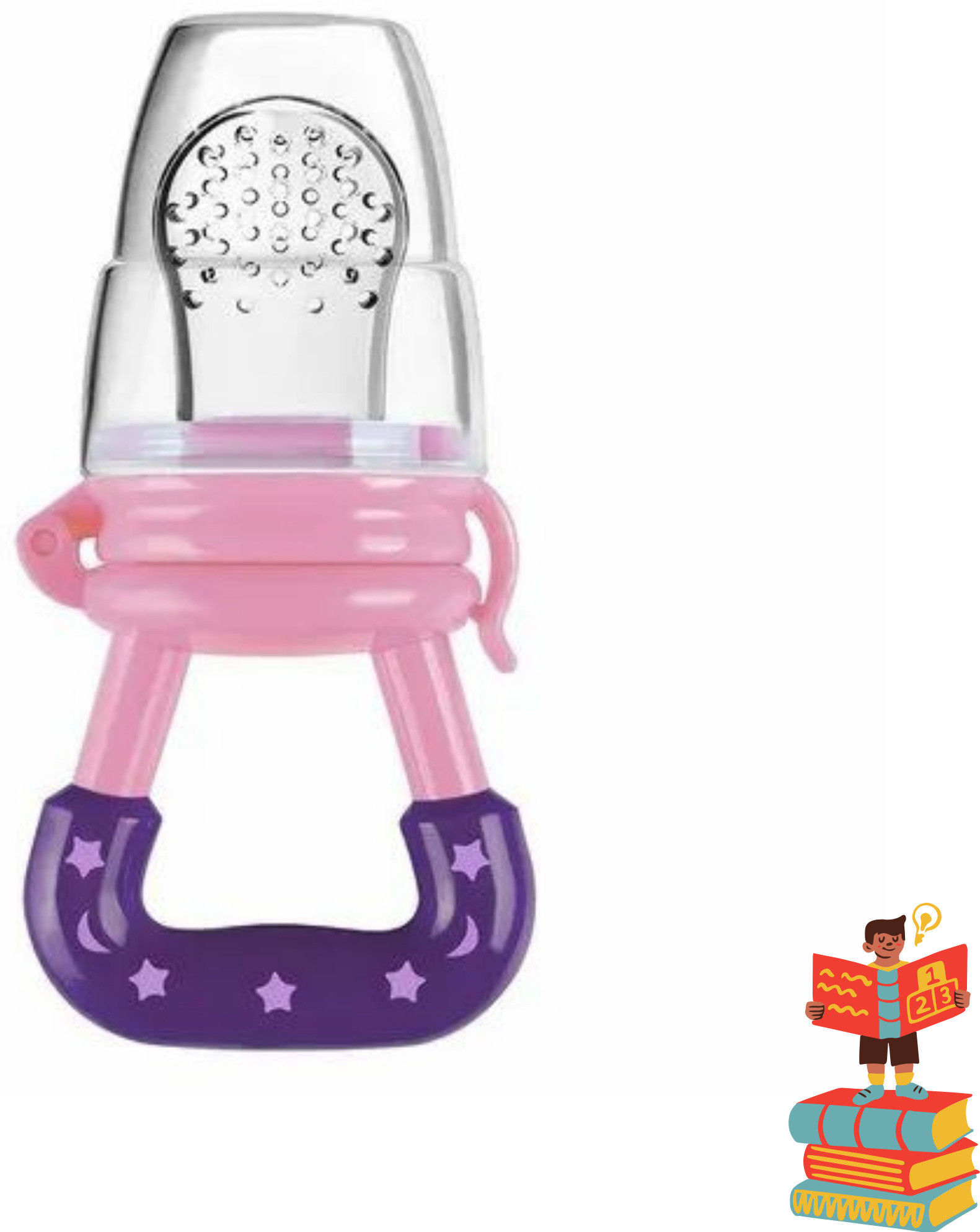 aapni dukan SST Sales Baby Food And Fruit Nibbler & Pacifier Teether BPA Free Nibbler BH251 Feeder image 1