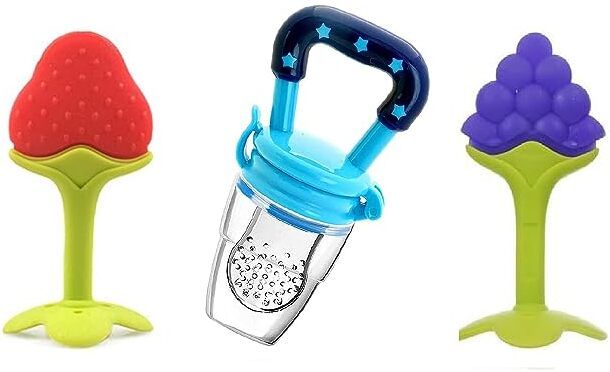 chicbunny SET OF 3 (GRAPES,STRAWBERRY,FRUITFEEDER) Soother-picture-24