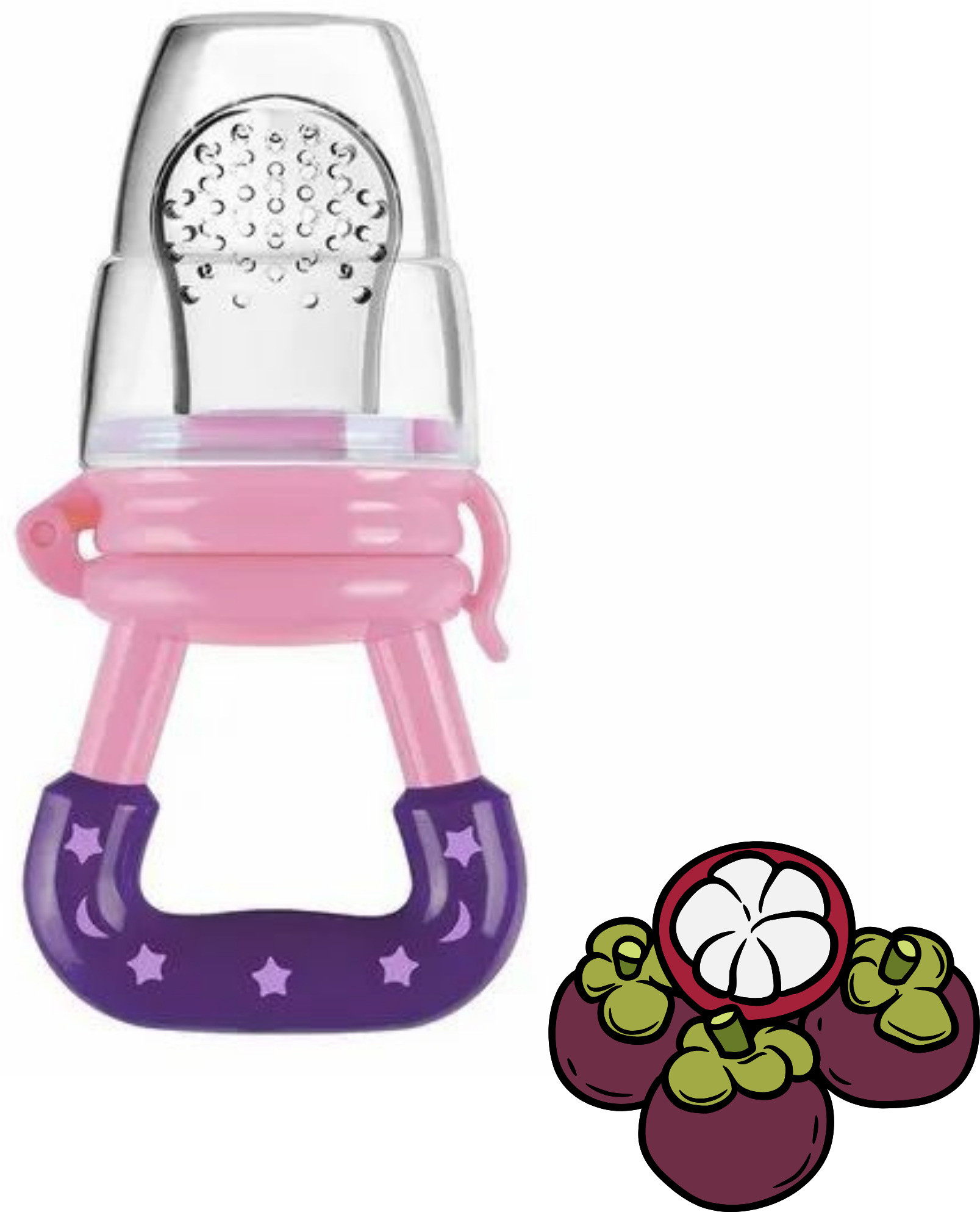 aapni dukan SST Sales Baby Food And Fruit Nibbler & Pacifier Teether BPA Free Nibbler NH262 Feeder image 1
