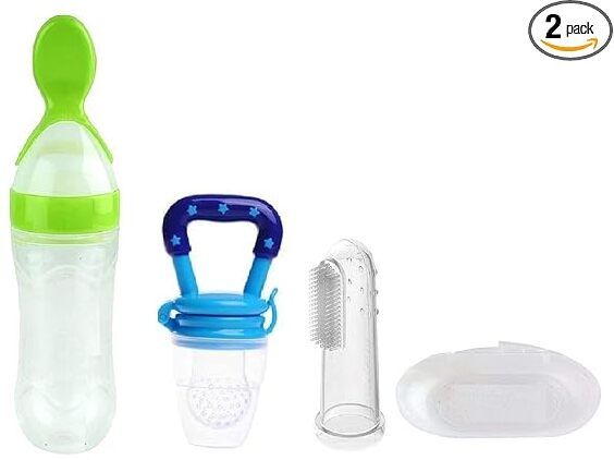cobis Silicone Food Feeder And Fruit Nibbler 1 Tongue Cleaner Combo Feeder - 90 ml Feeder-picture-28