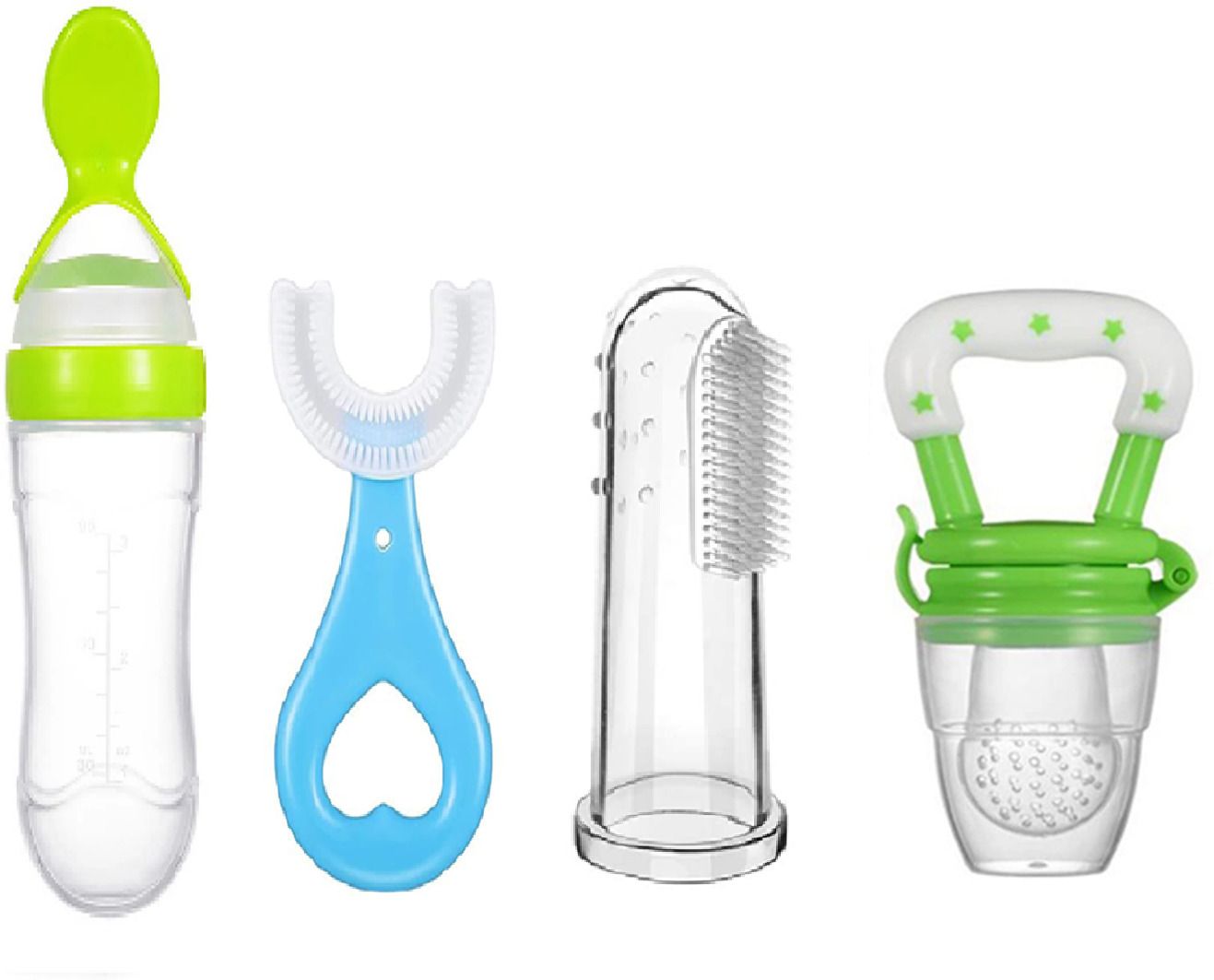 mylie BABY SPOON FEEDING BOTTEL B,U SHAPE BRUSH,FINGER BRUSH & NIBLER G Soother-picture-21