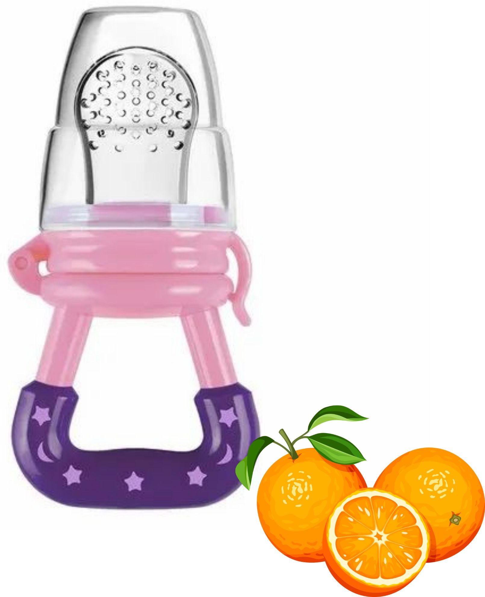 aapni dukan SST Sales Baby Food And Fruit Nibbler & Pacifier Teether BPA Free Nibbler NH48 Feeder-picture-14