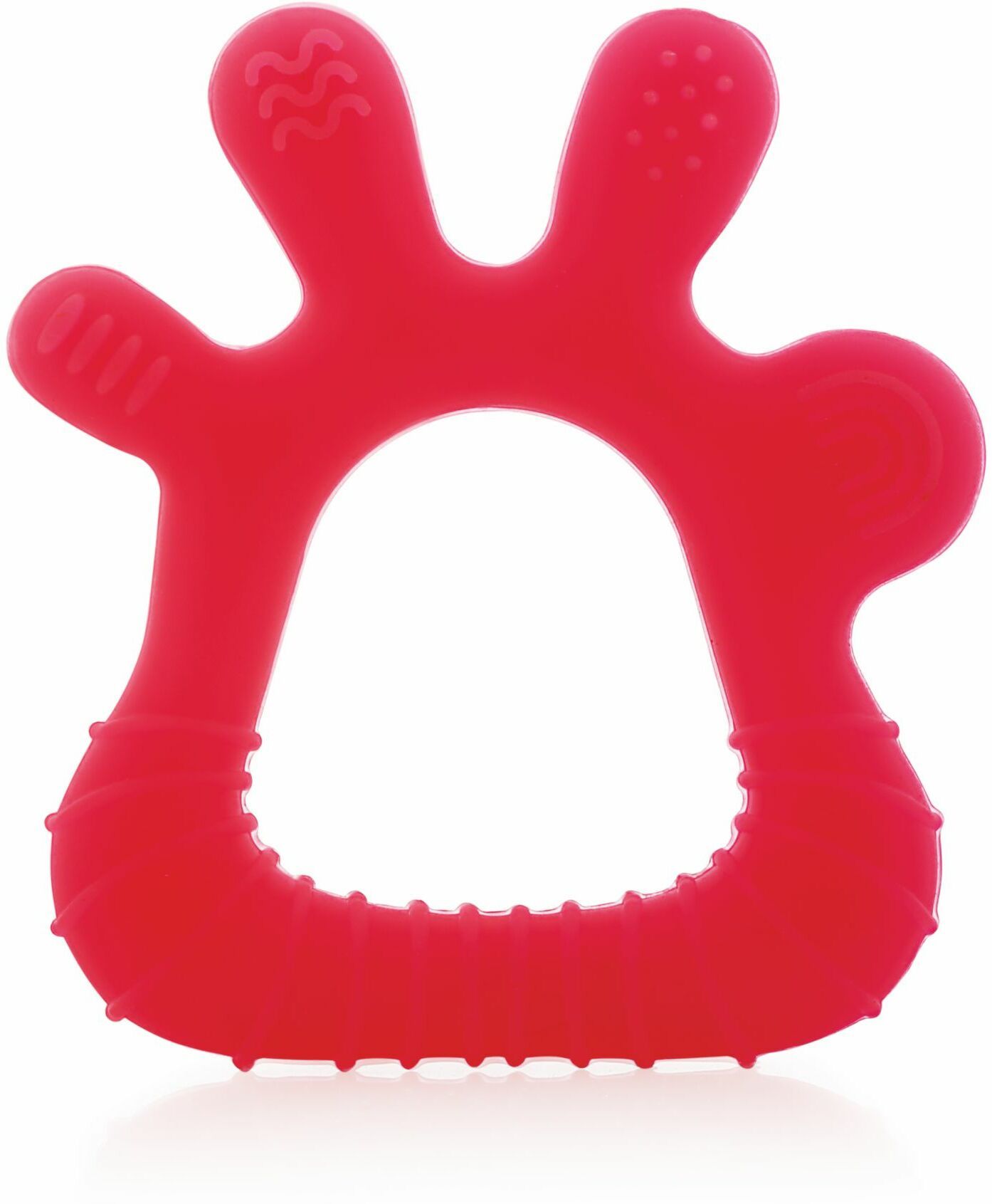Finger Shape Soft Silicone Baby Teether with Storage Case, 100% BPA Free, 6M+ Teether-image-31