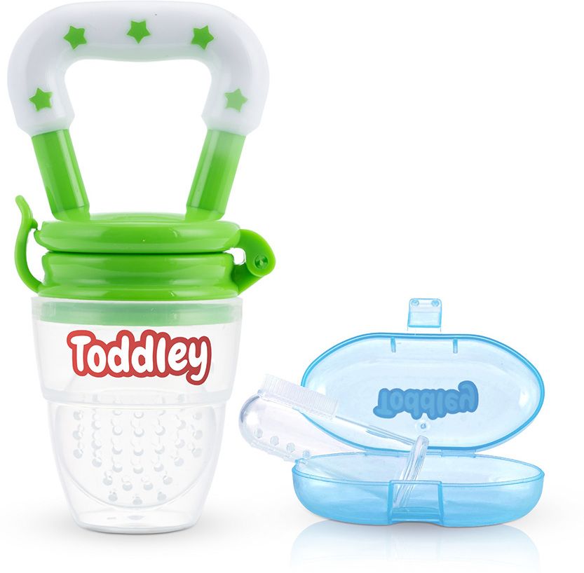 toddley 2 in 1 Baby Combo Set - Food Nibbler & Finger Brush Tongue Cleaner (Pack Of 2) Soother-picture-36