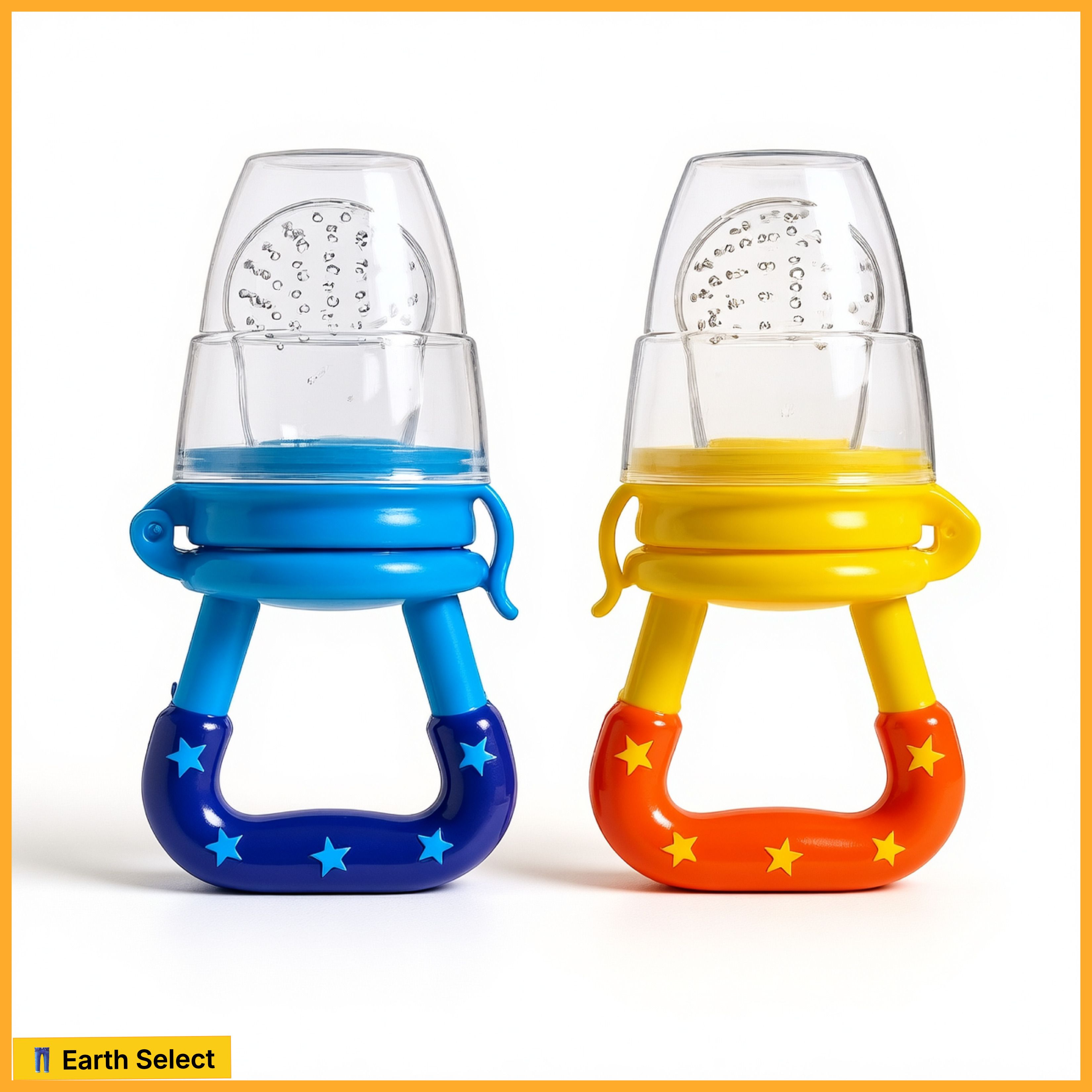 bubblino Silicone Baby Fruit Nibbler and Food Feeder Set, Soft Teether Toy for Infants Feeder-picture-48
