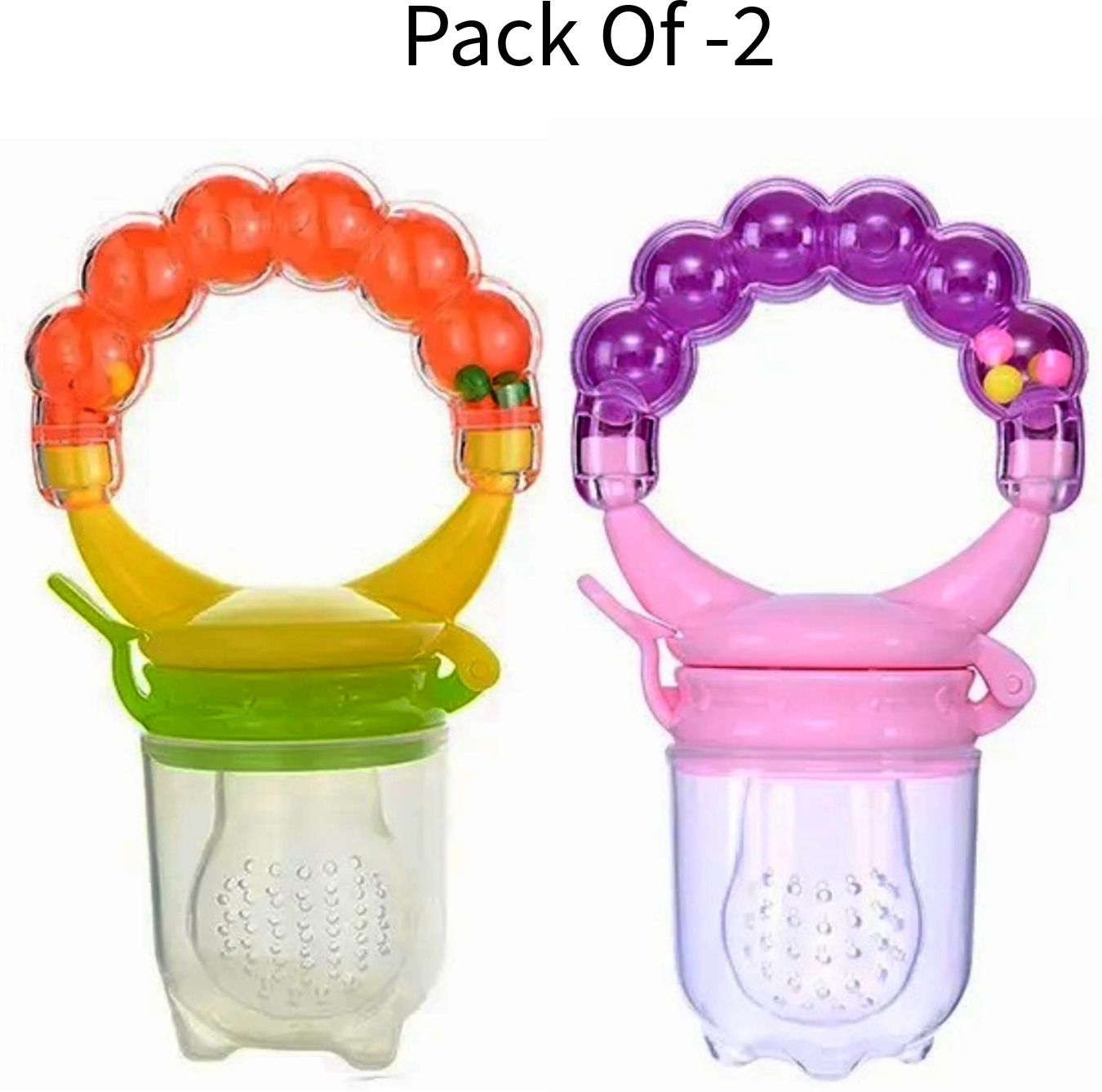 ambiaim international Baby Ring Style Food Feeder Nibbler Soother Pacifier Silicone Supplies Nipple Soother-picture-44