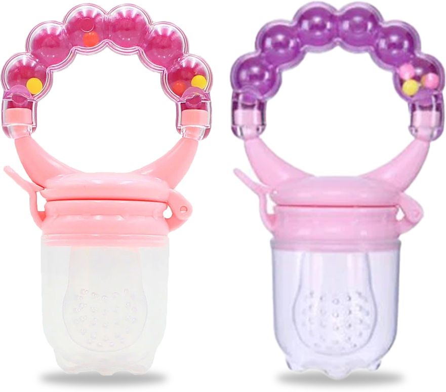 chinmay kids Baby Pacifier New Born With Rattle Handle Silicone Fresh Fruit Safe Kids Soother-picture-27