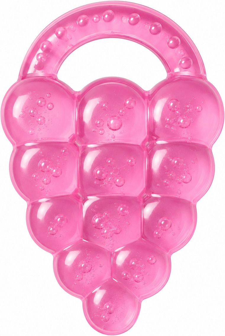 Baby Water Filled Silicone Teether, Grape Shape Cooling Teething Toy, BPA Free Teether-image-33
