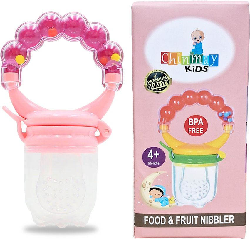 chinmay kids Baby Pacifier Food Feeder Silicone Fresh Fruit Milk Nibbler Feeding Safe Kids Soother-picture-34