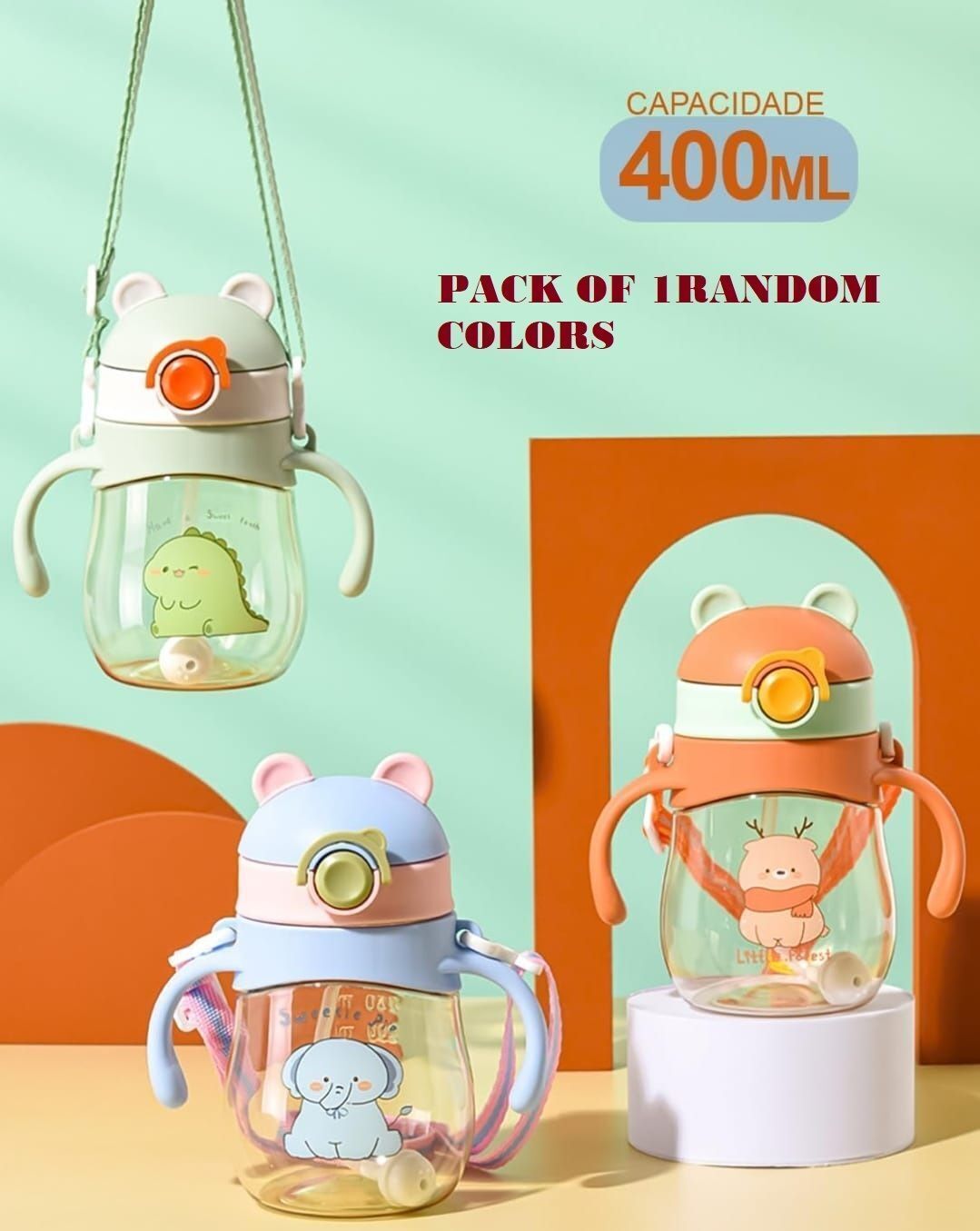 Baby can sip independently as hold the sipper two-side handles Feeder-image-35