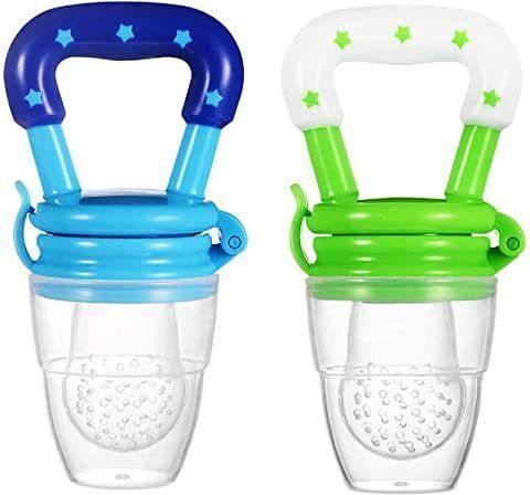 ss enterprises (Combo 2)- Fresh Silicone Food and Fruit Nibbler/Feeder with Extra Silicone Mesh Soother-picture-44