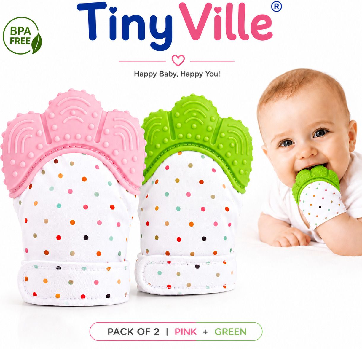 tinyville KIDY BST ND COMFY MITEENS Teether and Feeder-picture-43
