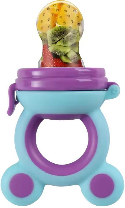 Fresh Fruit Feeding Pacifiers With Cover Cartoon Bear Shape for Babies Soother