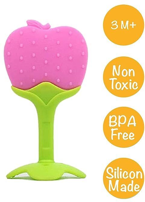 1 PCS APPLE SHAPE TEETHER Soother-image-1