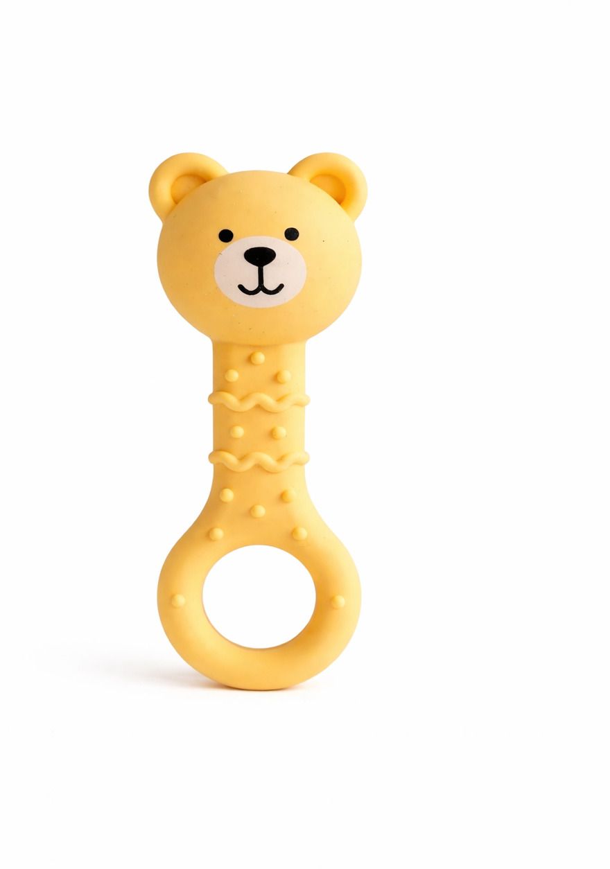 rana creation mart yellow baby teether Teether and Feeder-picture-16