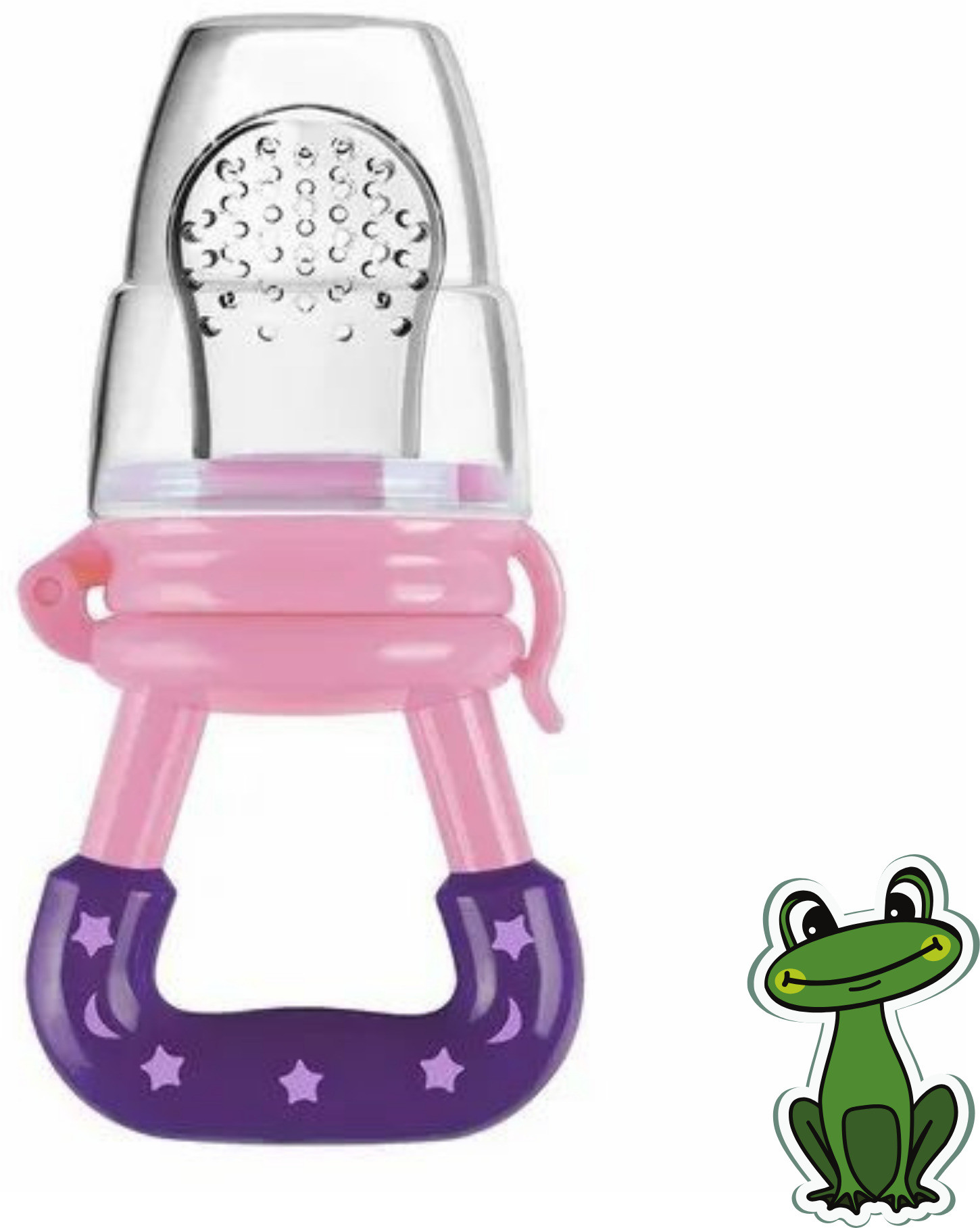 aapni dukan SST Sales Baby Food And Fruit Nibbler & Pacifier Teether BPA Free Nibbler BN158 Feeder image 1
