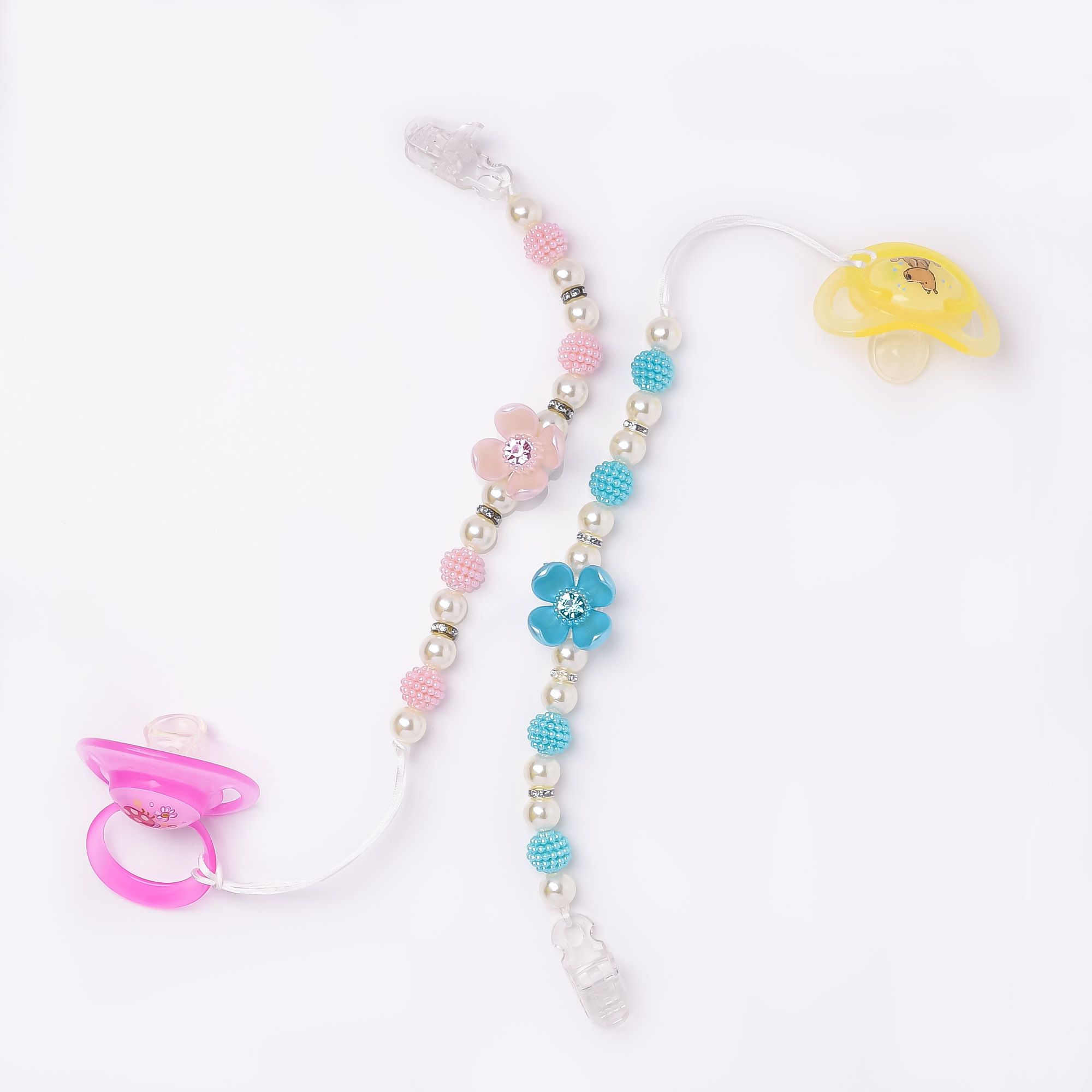 the little lookers Silicone Pacifier Clip for Baby Boys & Girls, Fits Most Pacifiers, Teething Toys Soother-picture-12
