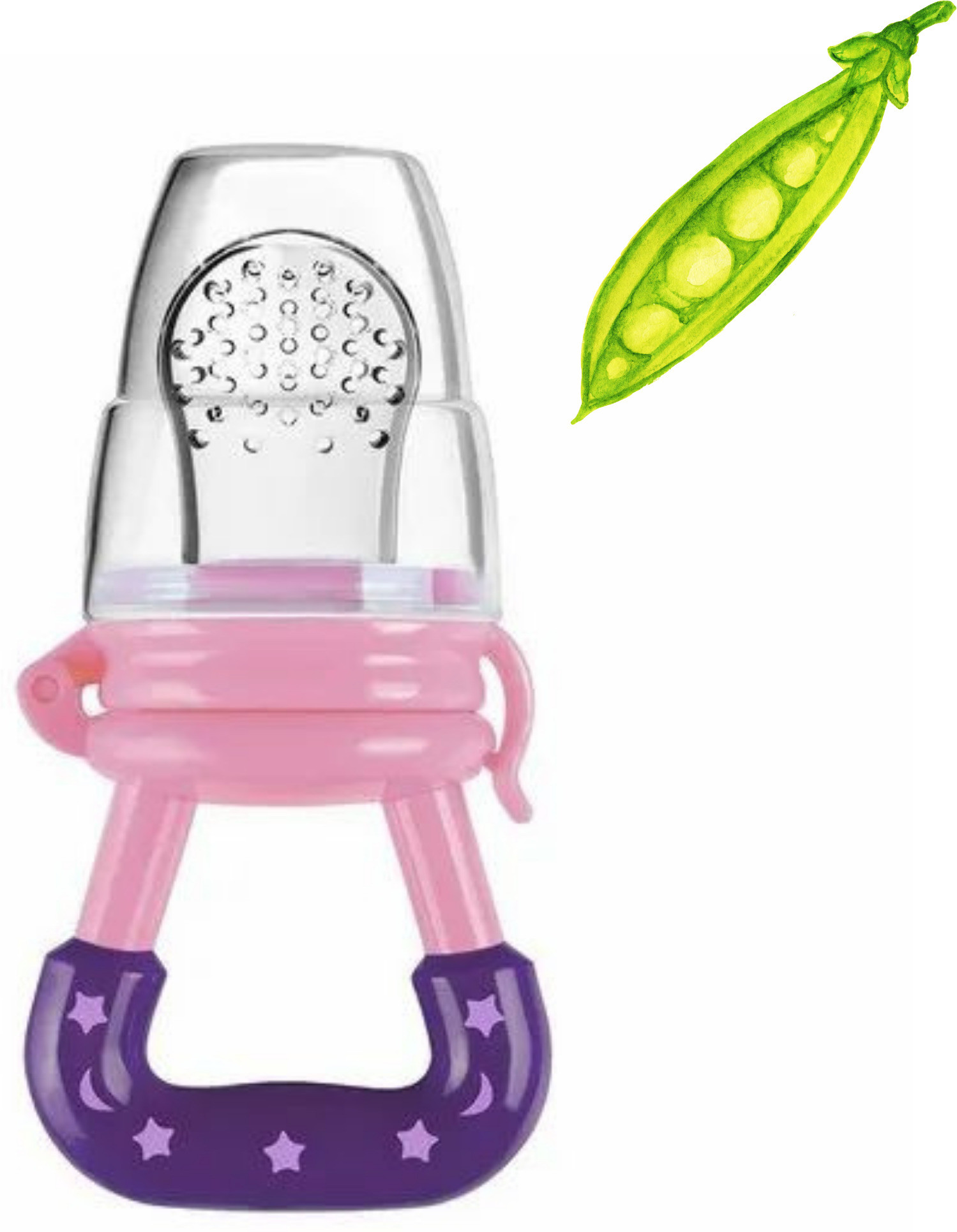 aapni dukan SST Sales Baby Food And Fruit Nibbler & Pacifier Teether BPA Free Nibbler NH105 Feeder image 1