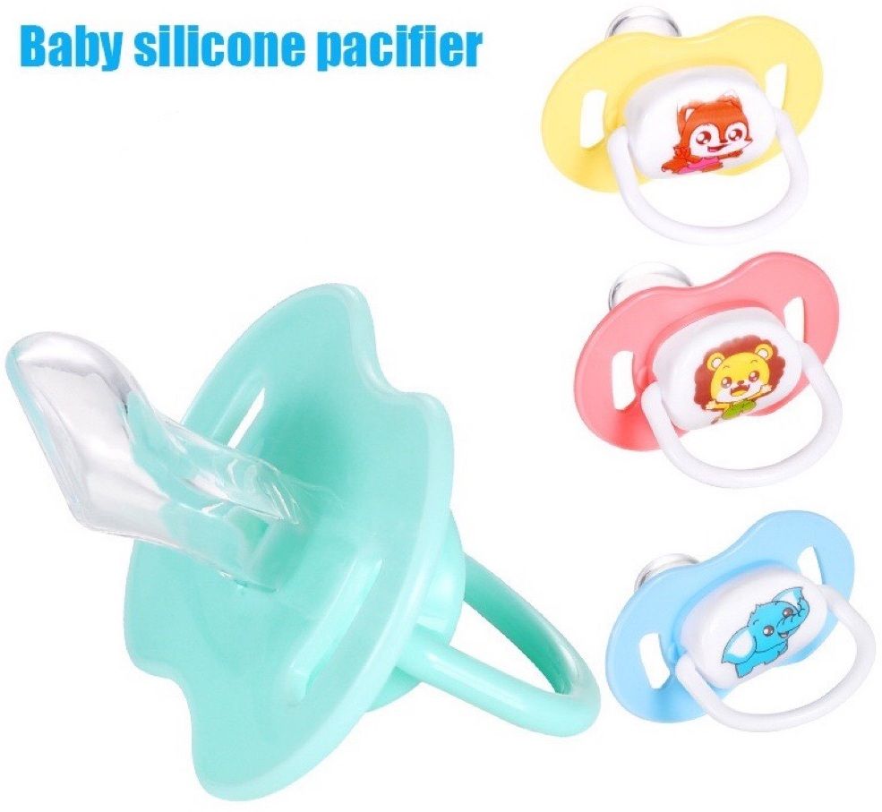 Pack of 3 BPA-Free Baby Soothers | Gentle & Safe Silicone Pacifier Soother-image-4