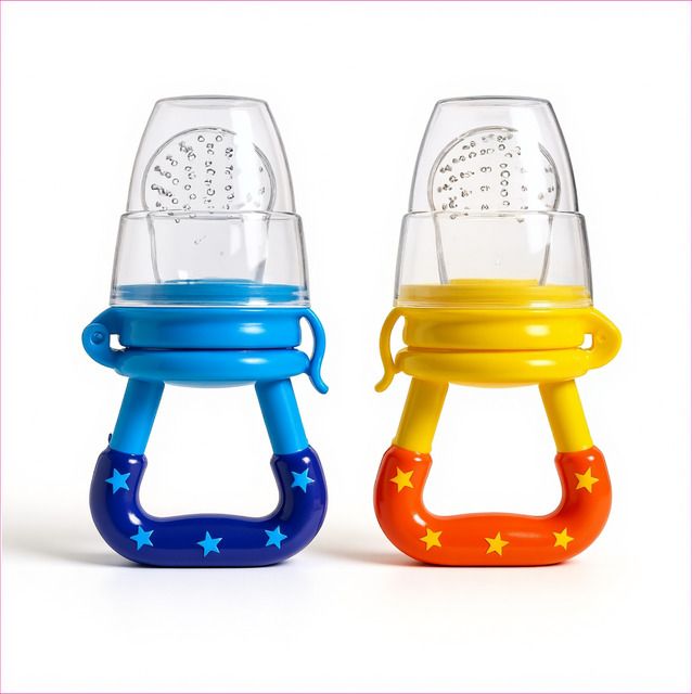 Silicone Fruit Feeder Pacifier with Handle | Baby Self Feeding Teether Feeder-image-21