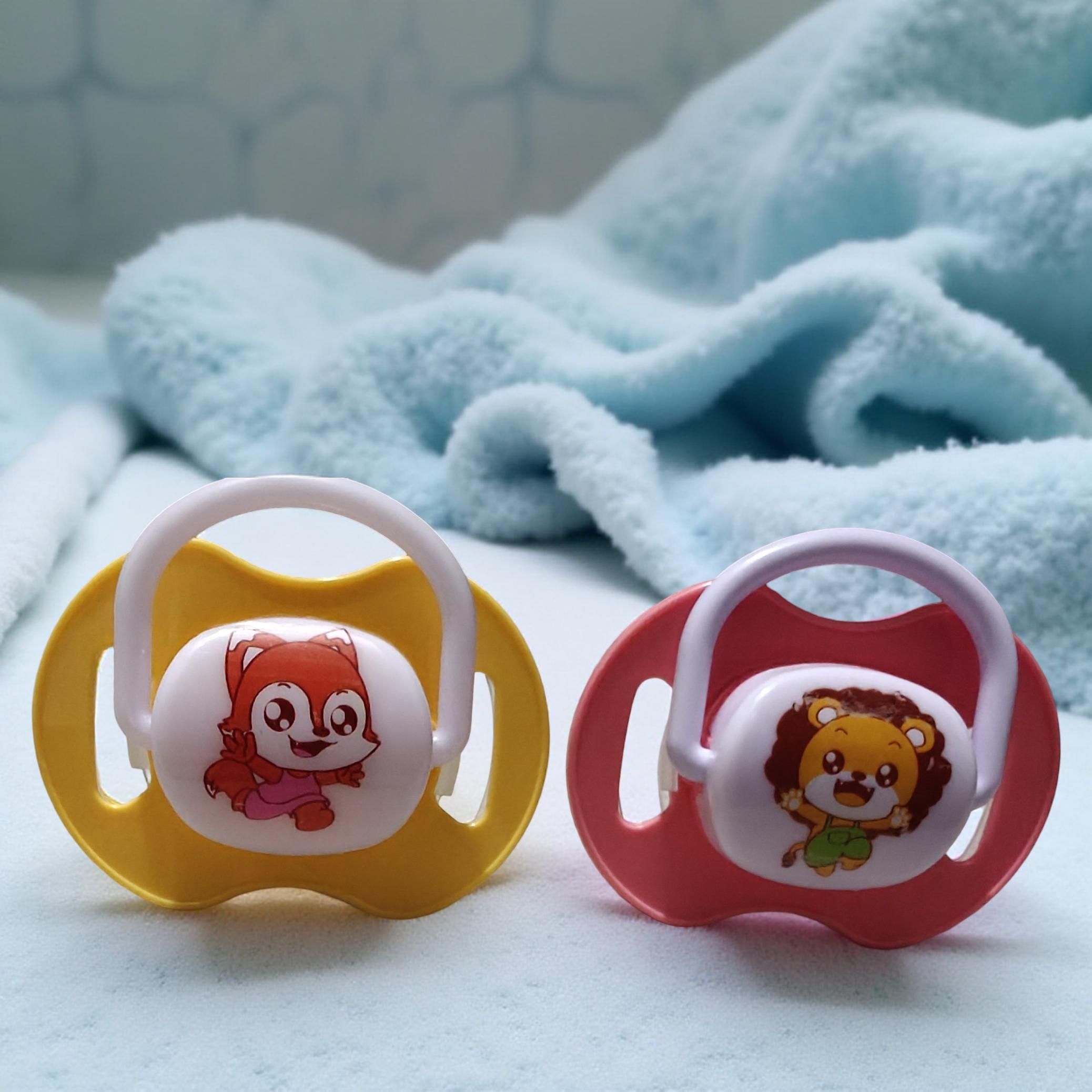 bachpan Cartoon Design Orthodontic Silicone Pacifier | Best Baby Comfort Product Set Soother-picture-29