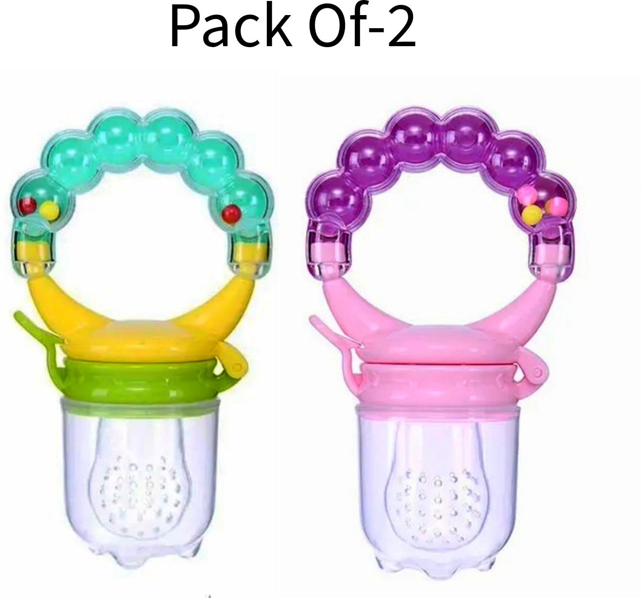 ambiaim international Baby Ring Style Food Feeder Nibbler Soother Pacifier Silicone Supplies Nipple Soother-picture-20