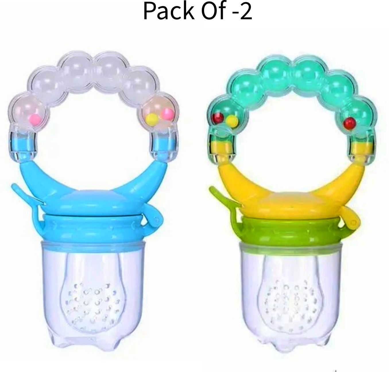 swito mart Baby Ring Style Food Feeder Nibbler Pacifier Silicone Supplies Nipple Soother-picture-37
