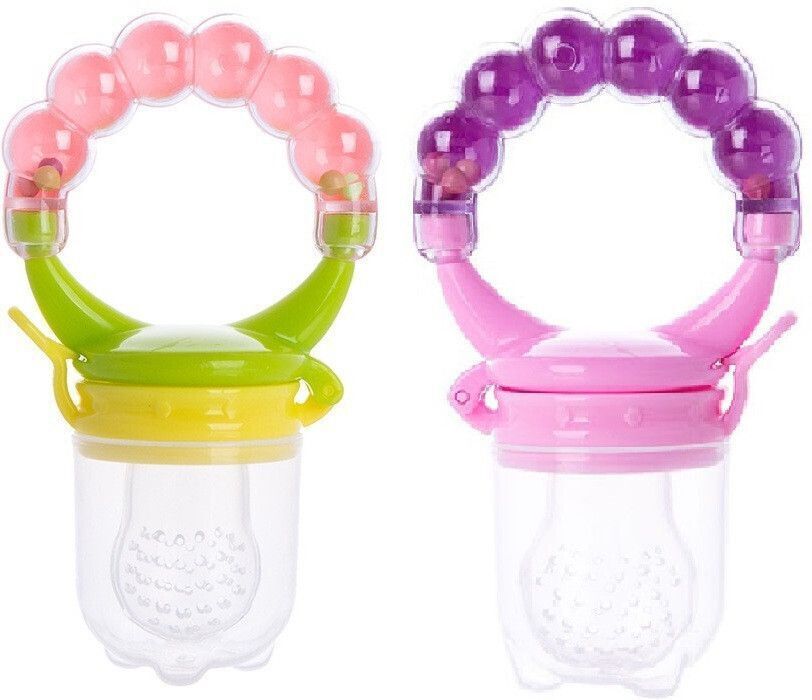 Round Fruit Feeder with Silicone Nipple, Ideal for Newborn Babies & Infants Feeder-image-38