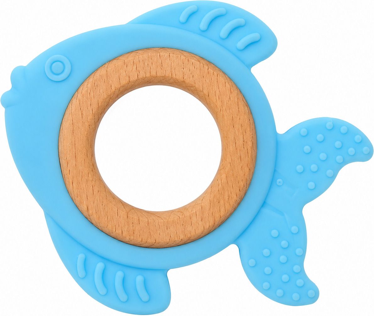 vihana Baby Silicone Wooden Fish Teether Teether-picture-11