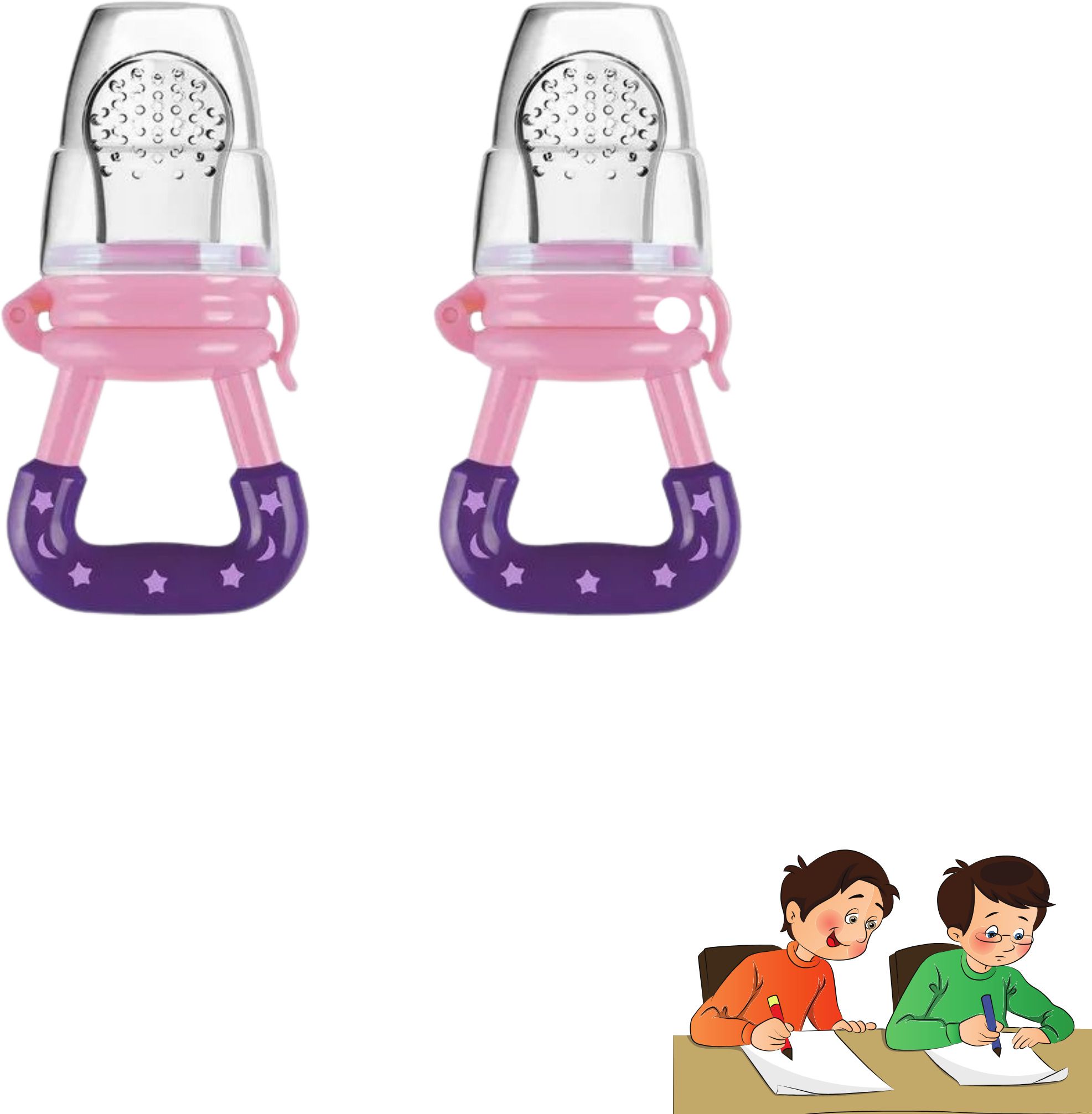 aapni dukan SST Sales Baby Food And Fruit Nibbler & Pacifier Teether BPA Free Nibbler TH419 Feeder-picture-18