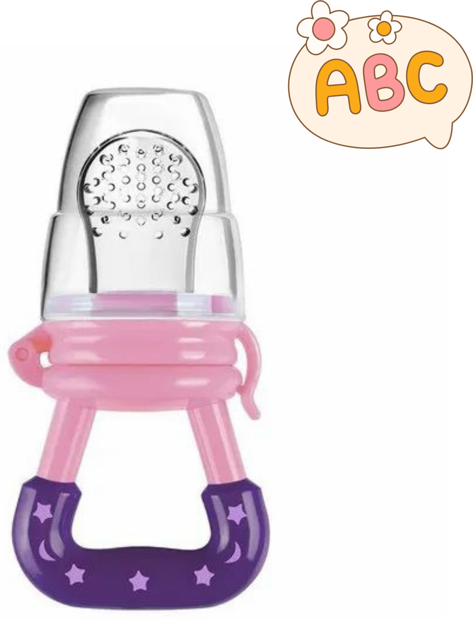 aapni dukan SST Sales Baby Food And Fruit Nibbler & Pacifier Teether BPA Free Nibbler BH328 Feeder image 1