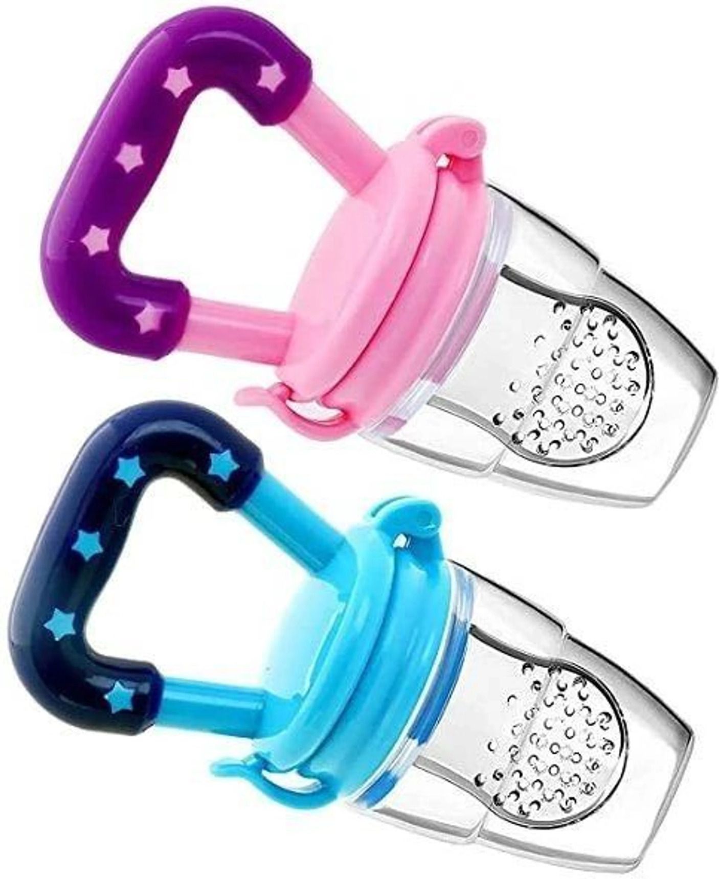 stakipo Food/Fruit Nibbler with Extra Mesh, Soft Pacifier/Feeder, Teether For Baby Feeder-picture-25