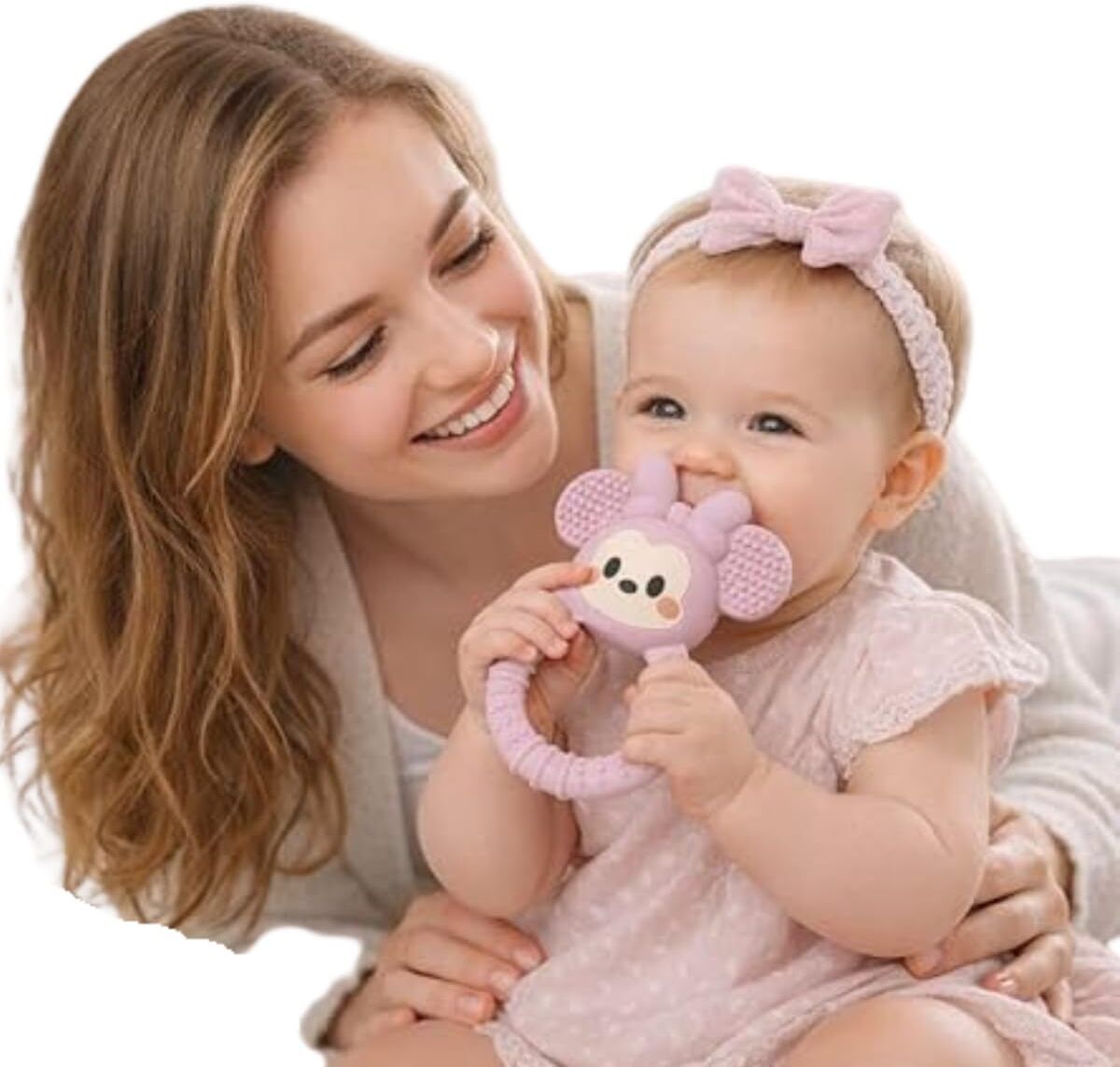 kelexx Soft Silicone Baby Teether for 3+ Months Soother-picture-43