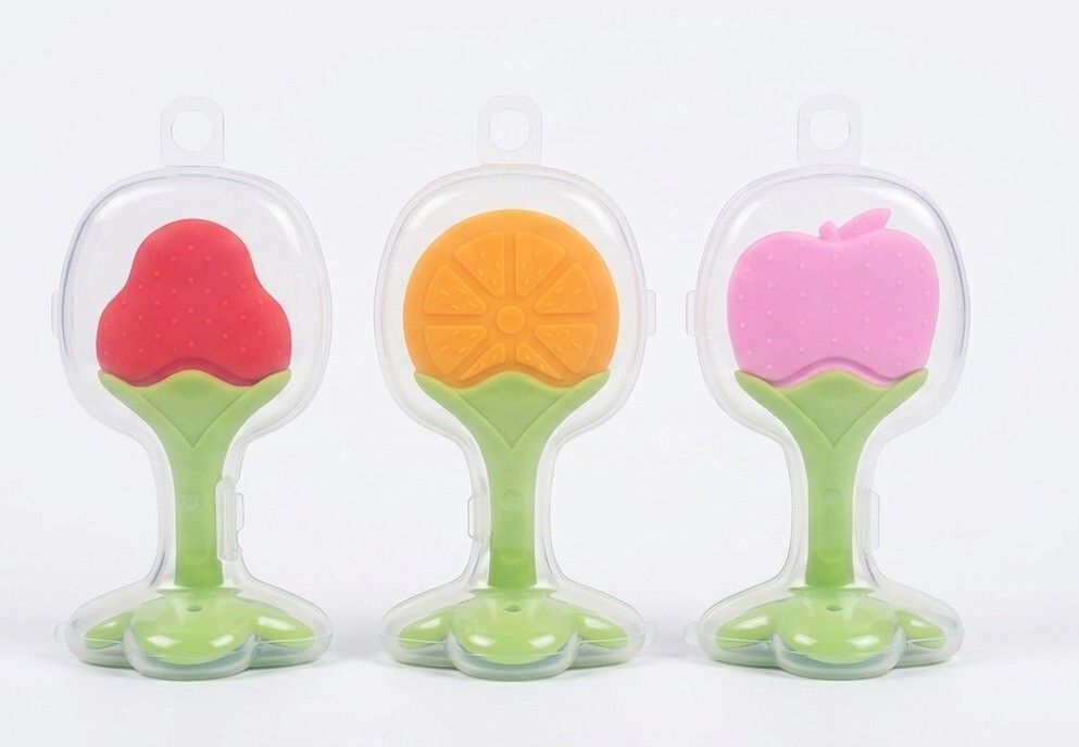 samyonaa Bibs Baby Silicone Teether Pack of 3 Teether-picture-14