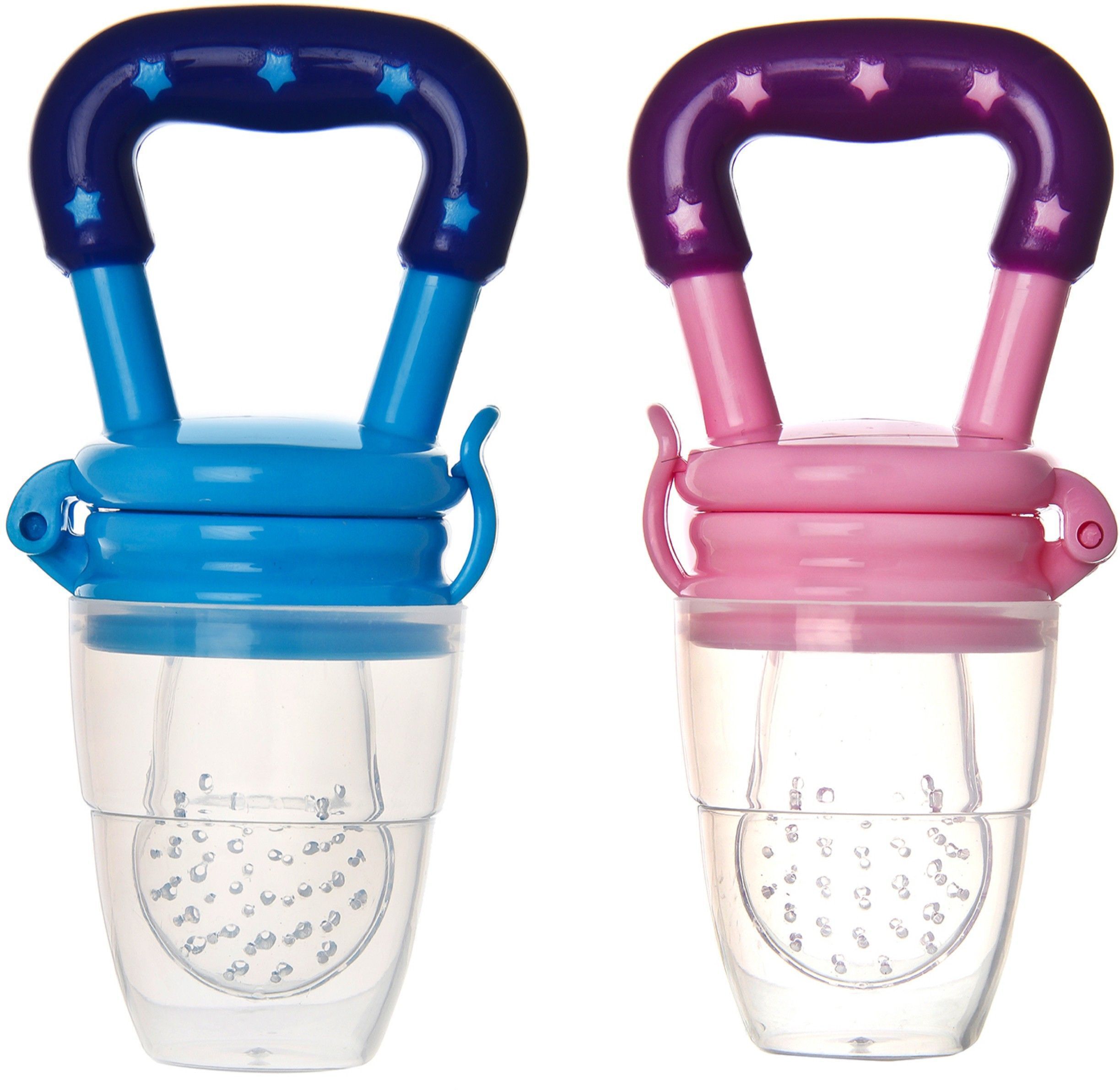 ss enterprises Pack of 2 Star Shaped Baby Food Feeder||Fruit Feeder Pacifier||Fruit Nibbler-Bes Soother-picture-48