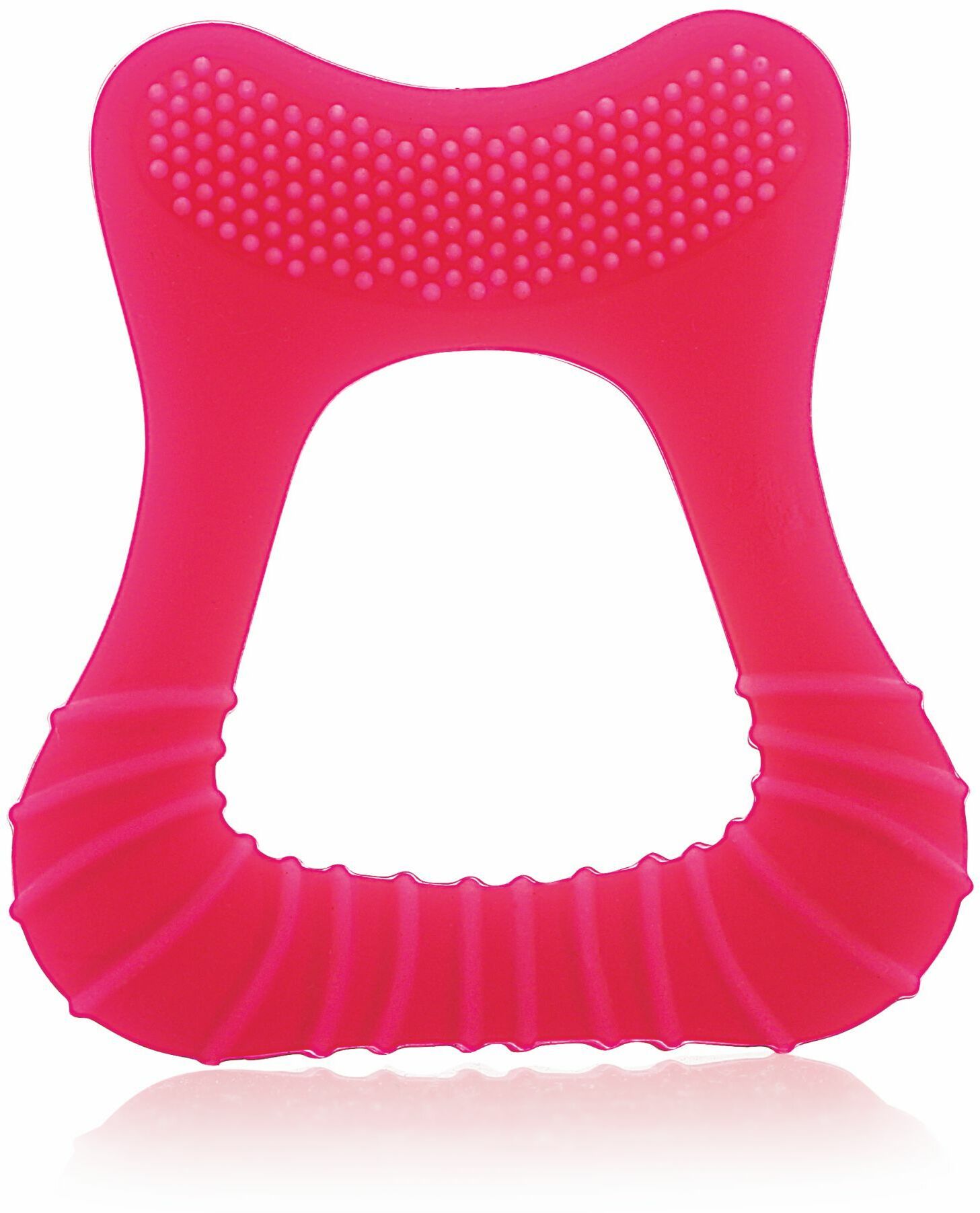 beebaby Tooth Shape Soft Silicone Baby Teether with Bristle & Carry Case, BPA Free, 6M+ Teether-picture-10