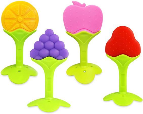 wahira Baby Teething Toy Silicone | Safe BPA Free Gum Soothing Teether Teether-picture-18