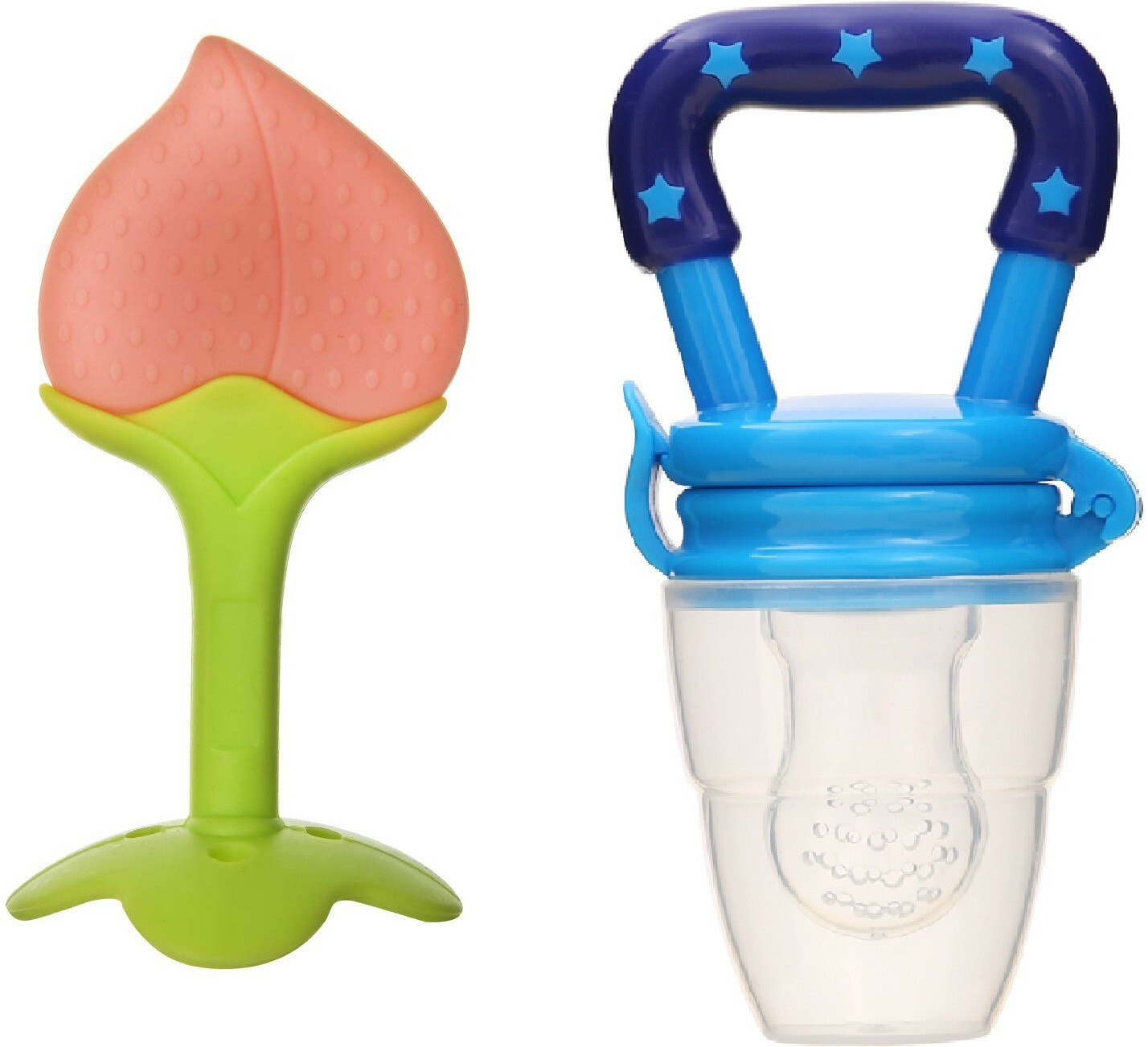 smilykid FRUIT FEEDER AND FRUIT SHAPE TEETHER Teether and Feeder image 1