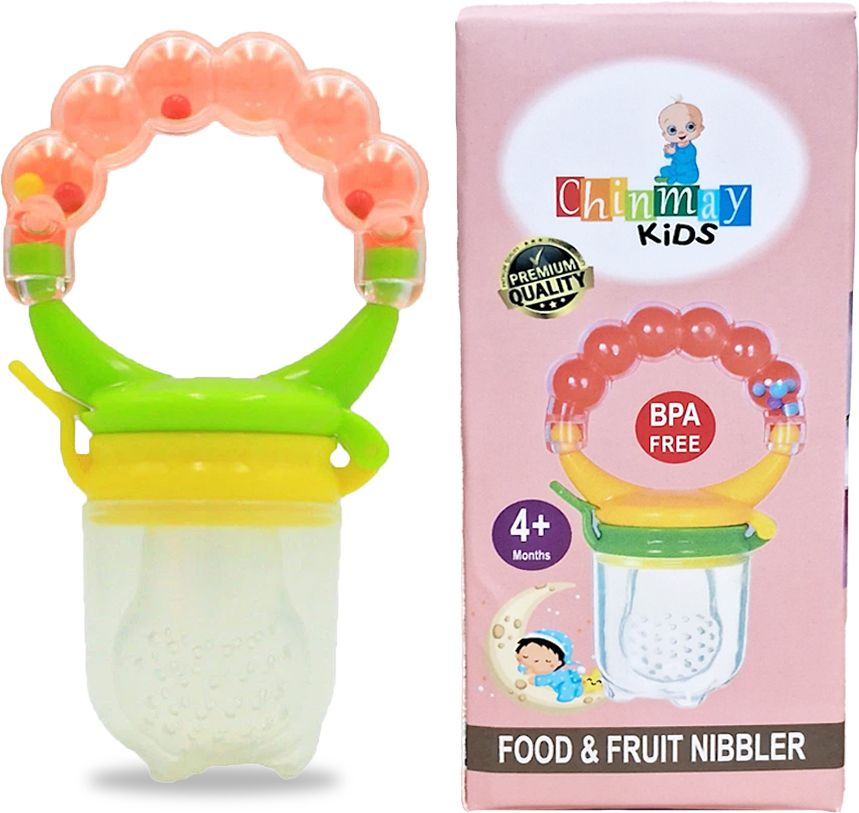 chinmay kids Baby Pacifier Food Feeder Silicone Fresh Fruit Milk Nibbler Feeding Safe Kids Soother-picture-44