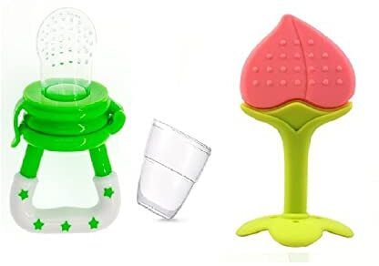 Baby Food Fruit Nibbler | Baby Juice Nibbler | Pacifier | Infant Baby Teether | Teether and Feeder-image-4