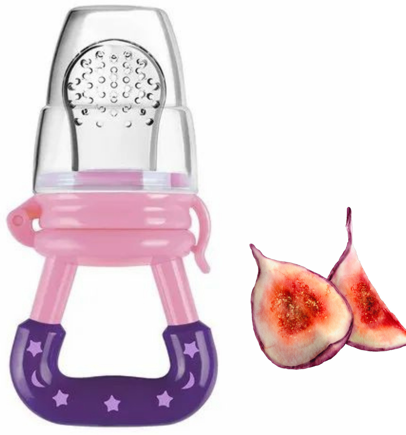 aapni dukan SST Sales Baby Food And Fruit Nibbler & Pacifier Teether BPA Free Nibbler NH346 Feeder image 1