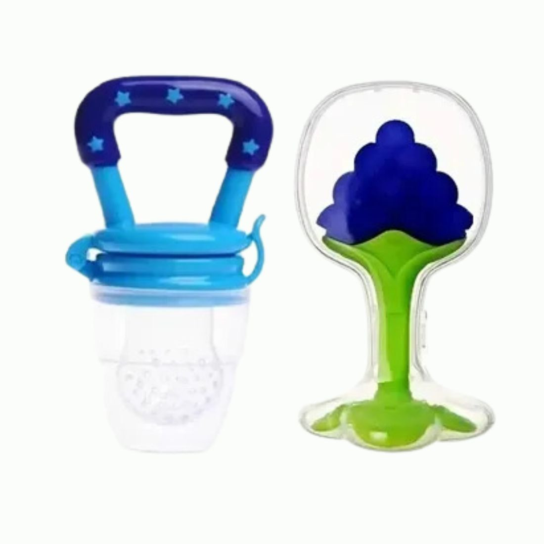 babylib Grapes Fruit Shape Teether fruitnipple Teether and Feeder image 1