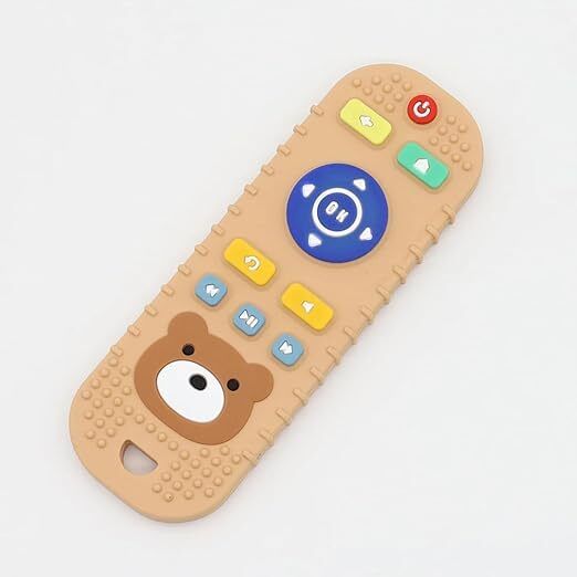 Remote Control Silicone Teether for Baby Food Grade TV Remote Shape Teething Toy Teether-image-49