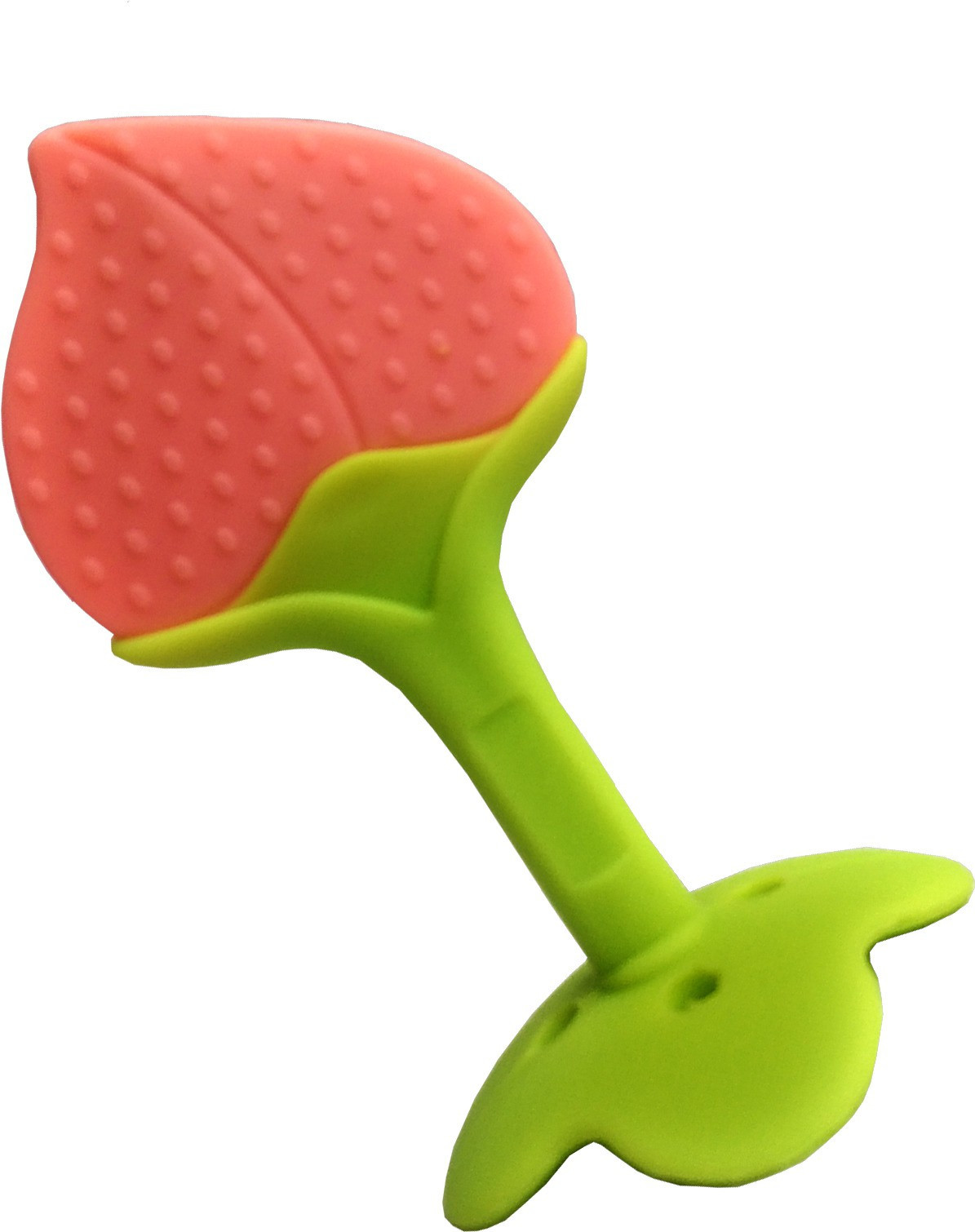 ambiaim international Fruit Shape Silicone Teethers Soft Stick Chews Nibbler for Baby Dental Care Teether image 1