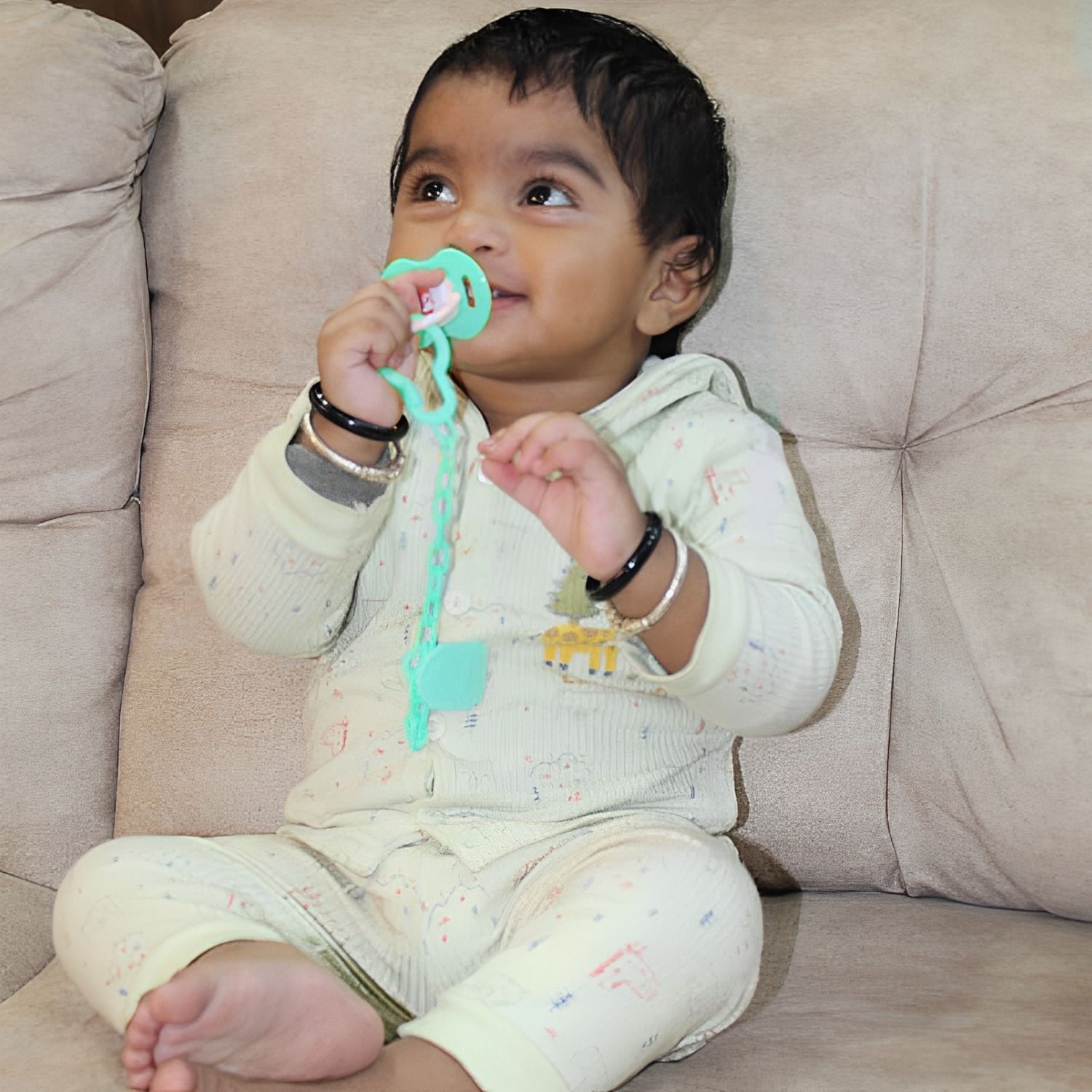 Pacifier for baby with Holder Chain and Clip Designer soother for baby Soother-image-49