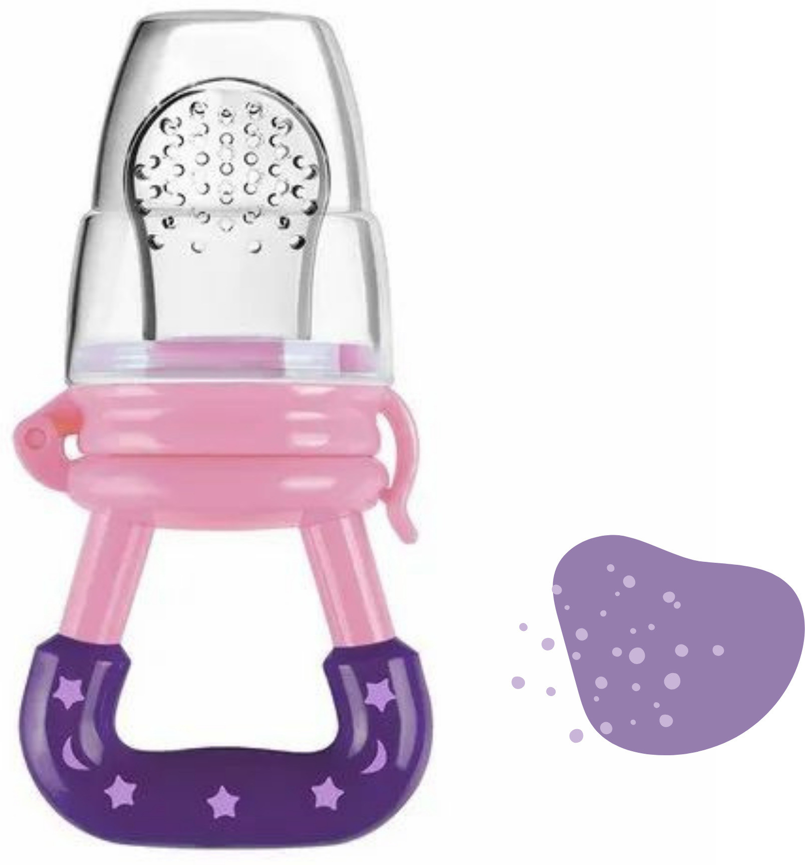 aapni dukan SST Sales Baby Food And Fruit Nibbler & Pacifier Teether BPA Free Nibbler NH406 Feeder image 1