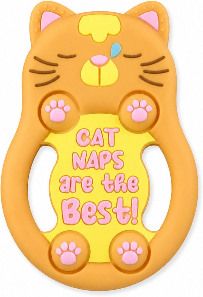 paritirth CAT SHAPE SILICONE TEETHER Teether-picture-4